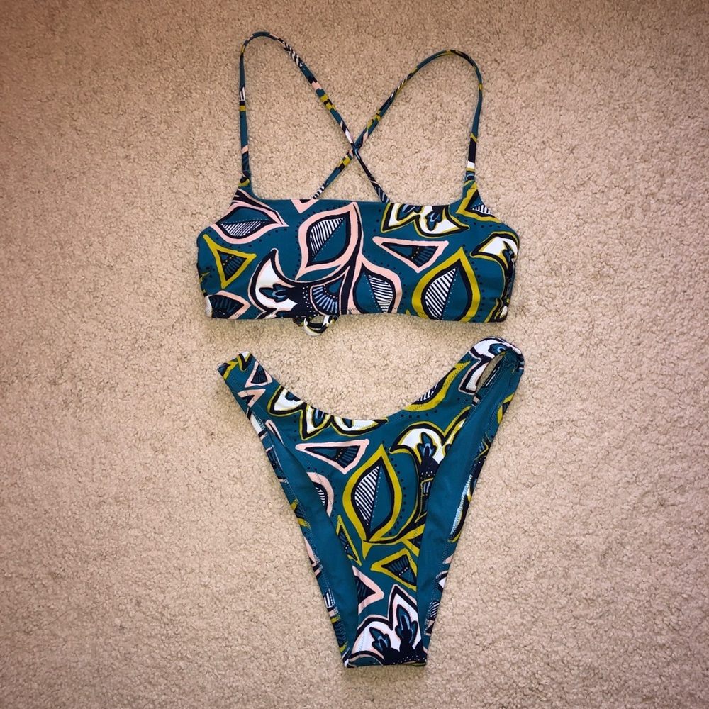 Aerie tropical bikini set